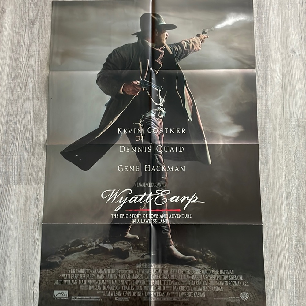 Wyatt Earp original movie poster